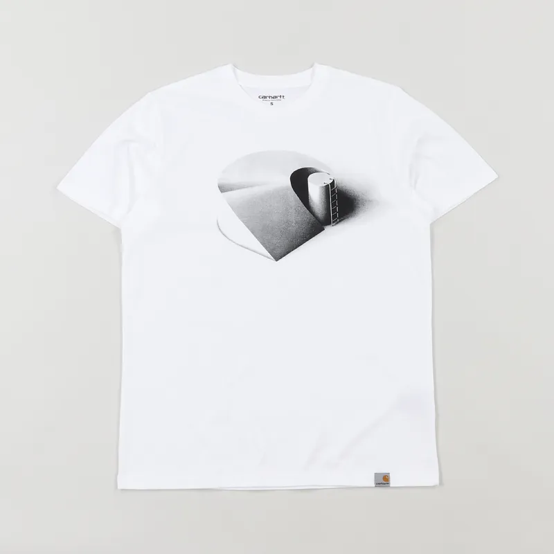 Carhartt WIP C Ramp T Shirt White Black