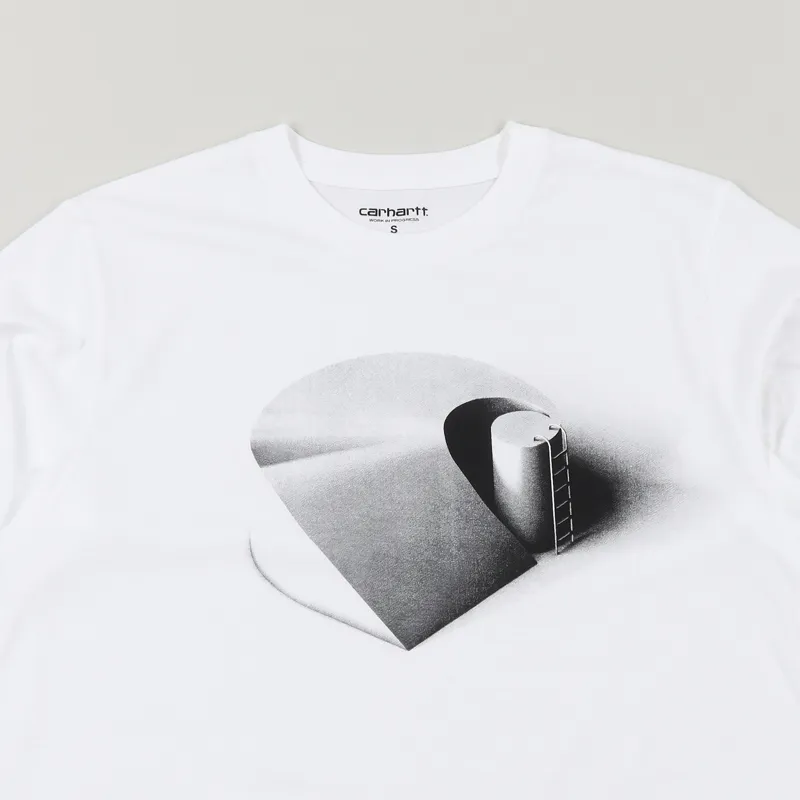 Carhartt WIP C Ramp T Shirt White Black-1