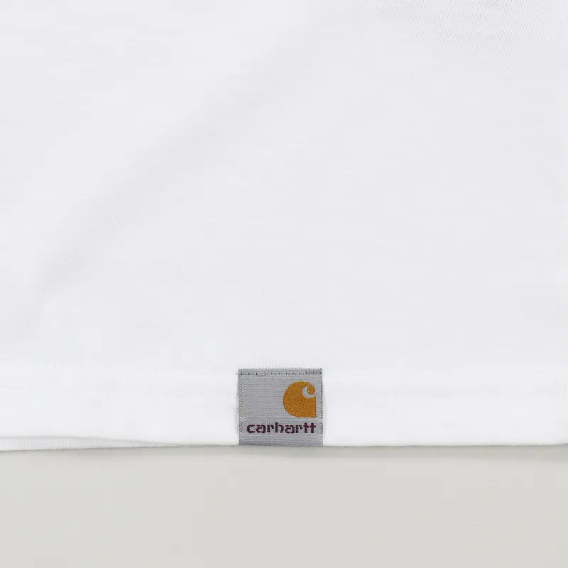 Carhartt WIP C Ramp T Shirt White Black-2