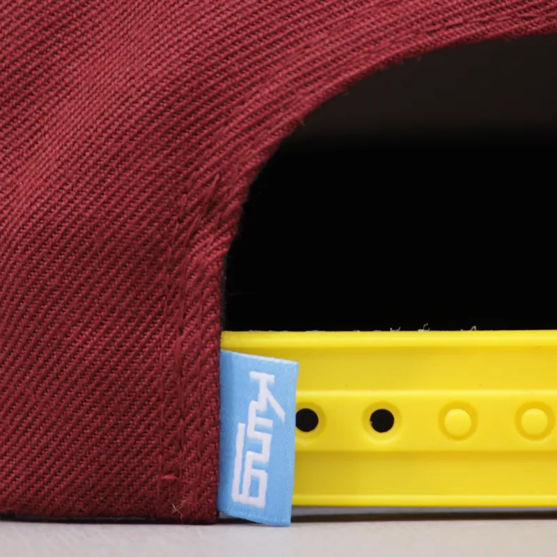 King Krest Select Snap Back Cap Maroon Yellow-5