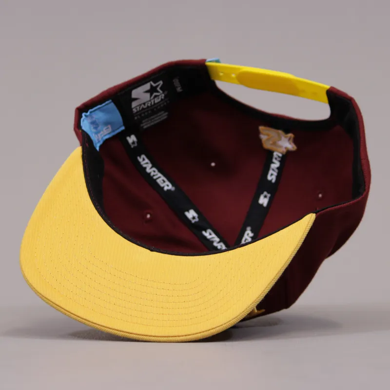 King Krest Select Snap Back Cap Maroon Yellow-6