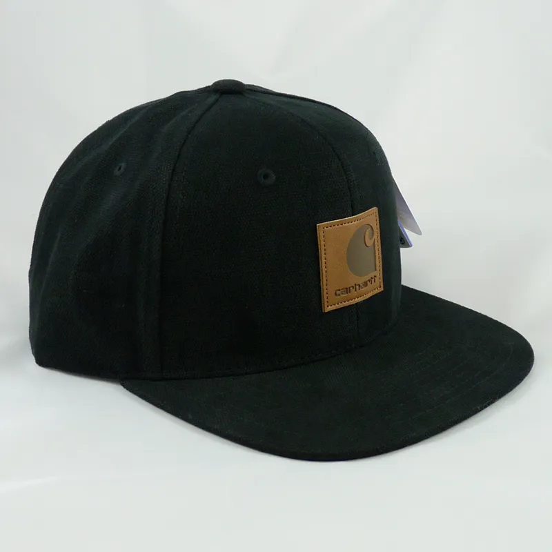Carhartt Logo Starter Snapback Cap - Black-1