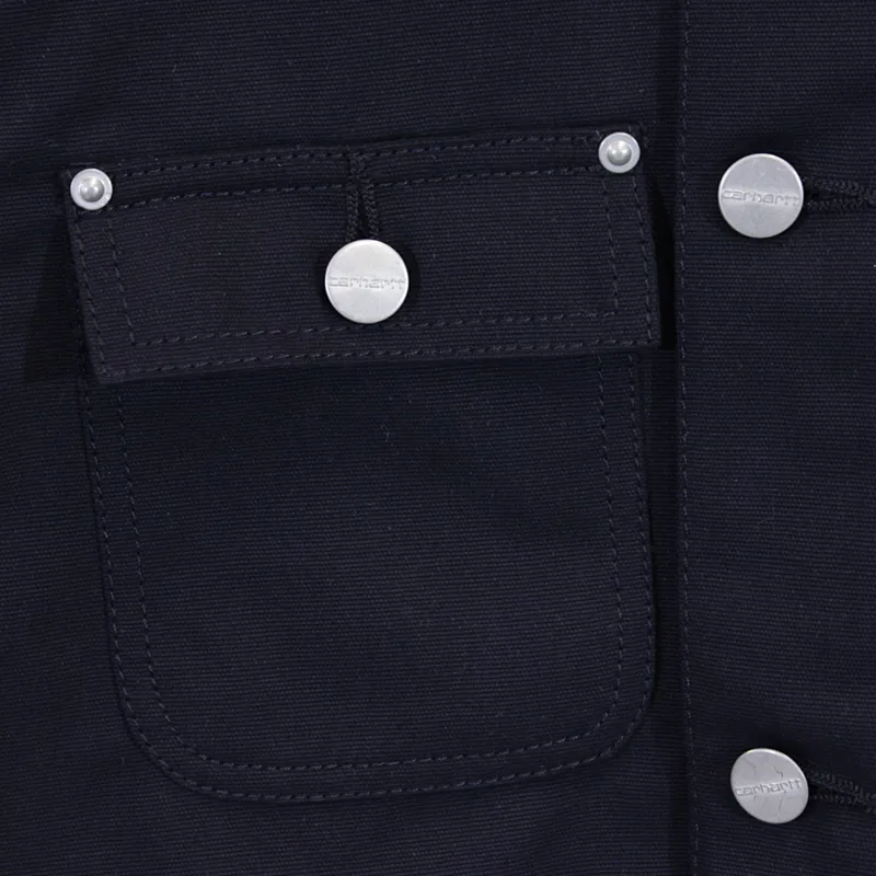 Carhartt Michigan Coat Deep Night Rigid-1