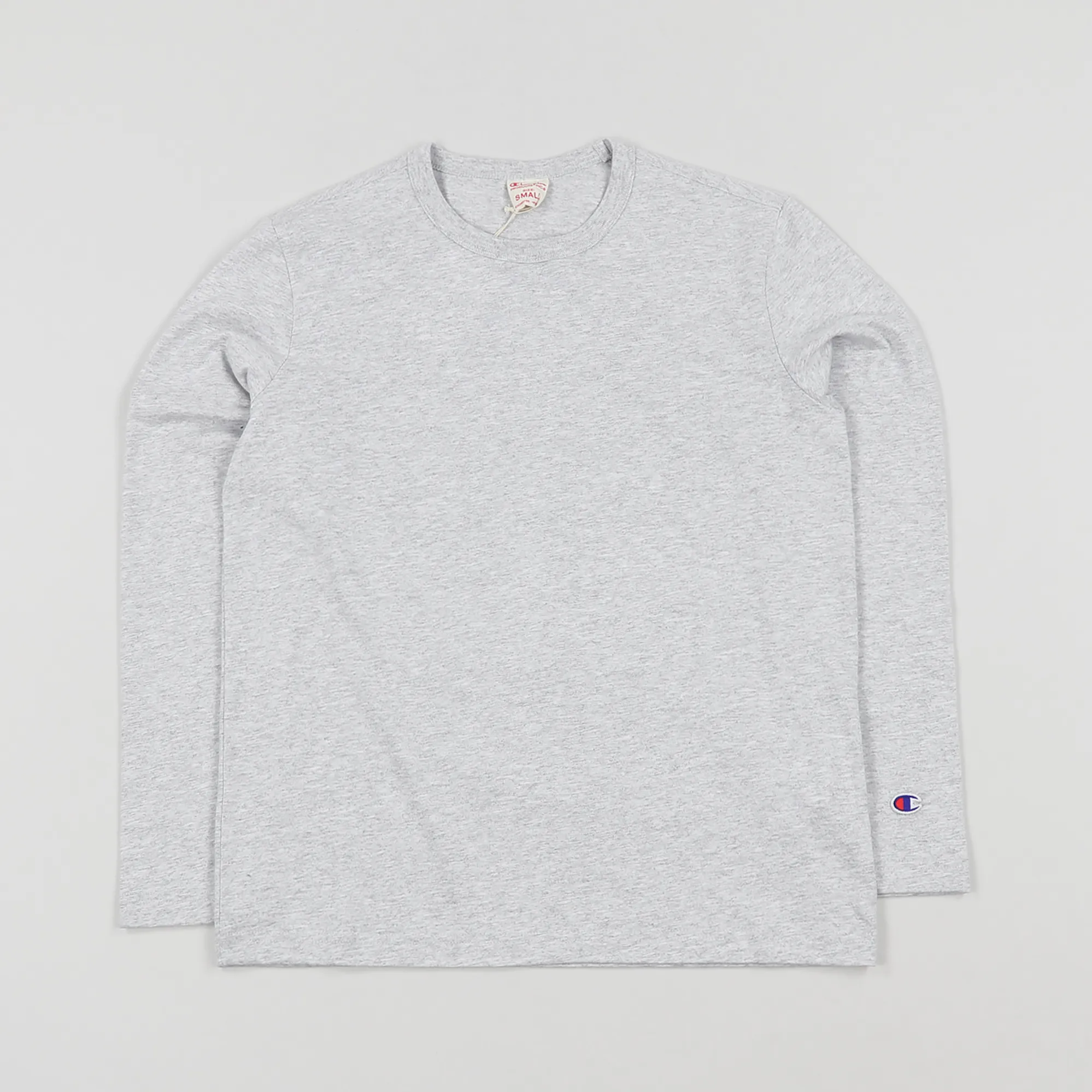 Champion Crew Long Sleeve T Shirt Grey Marl - Main Image