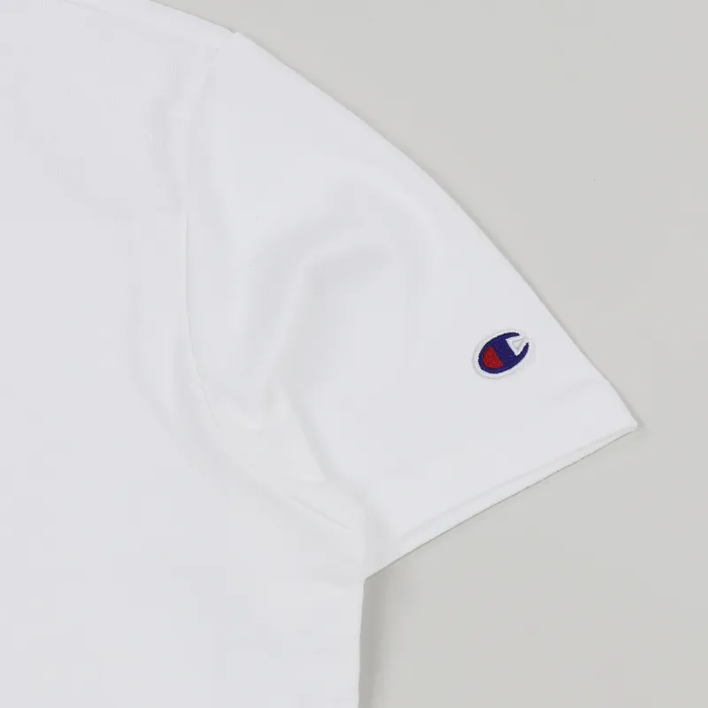 Champion x Beams Crew Neck Pocket T Shirt White-2