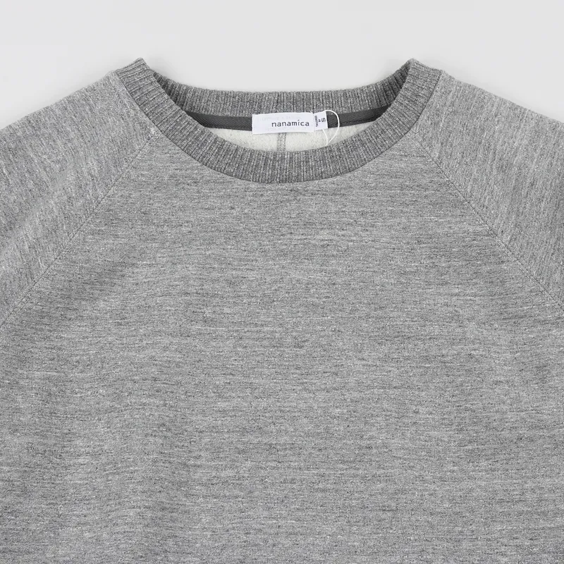 Nanamica Crew Neck Sweat Mix Grey-1
