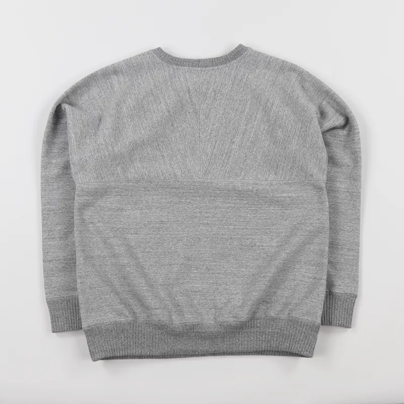 Nanamica Crew Neck Sweat Mix Grey-4
