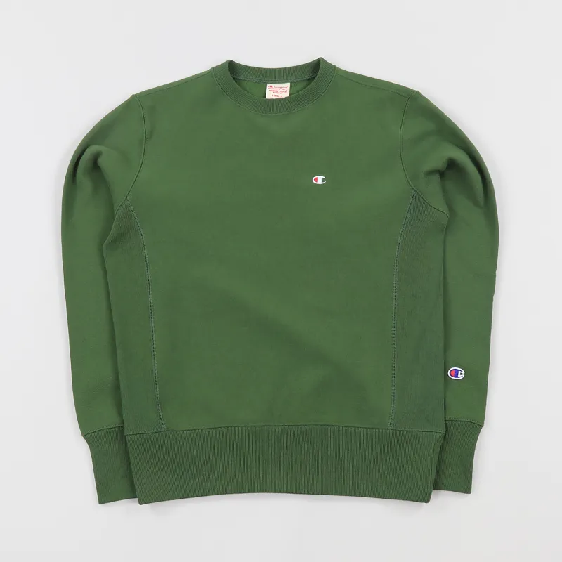 Champion Reverse Weave Winter Weight Sweatshirt Green