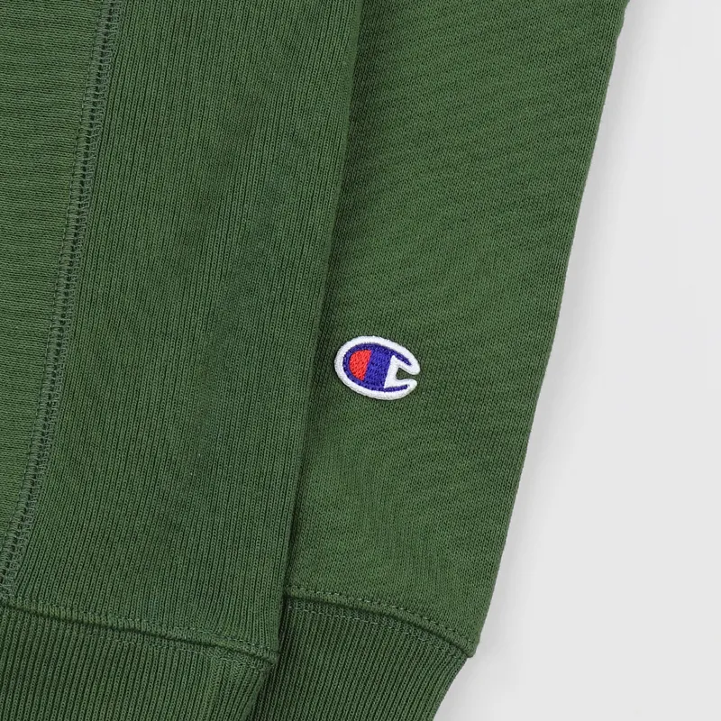 Champion Reverse Weave Winter Weight Sweatshirt Green-2