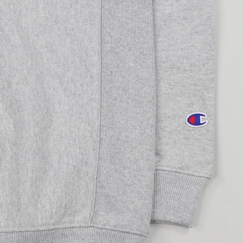 Champion x Beams Crew Neck Sweatshirt Grey-3