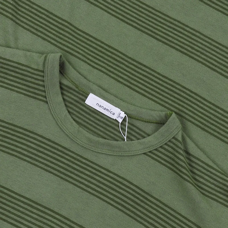 Nanamica Crew Neck T Shirt Khaki-1