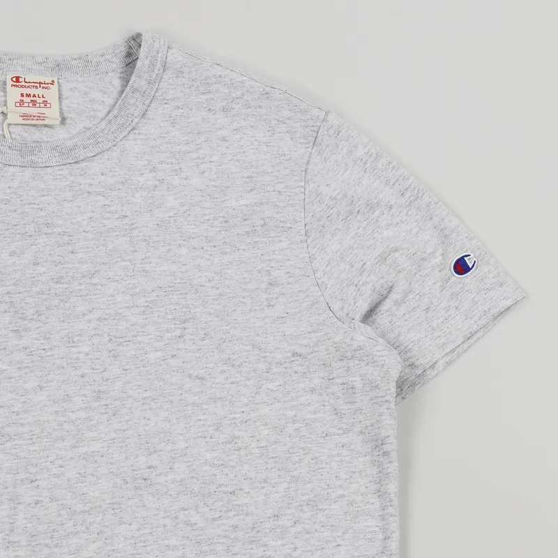 Champion Reverse Weave Crew Neck T Shirt Grey Marl-2