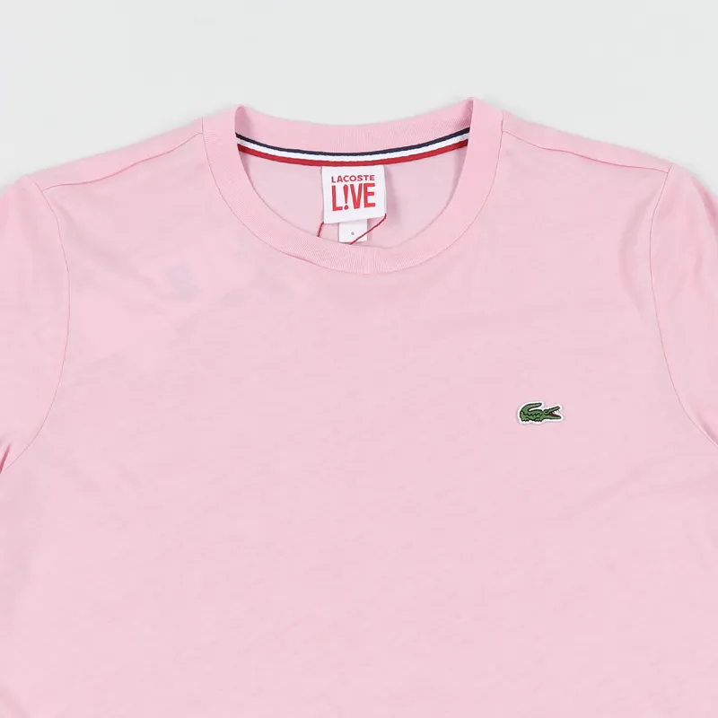 Lacoste LIVE Crew Neck T Shirt Orchid-1