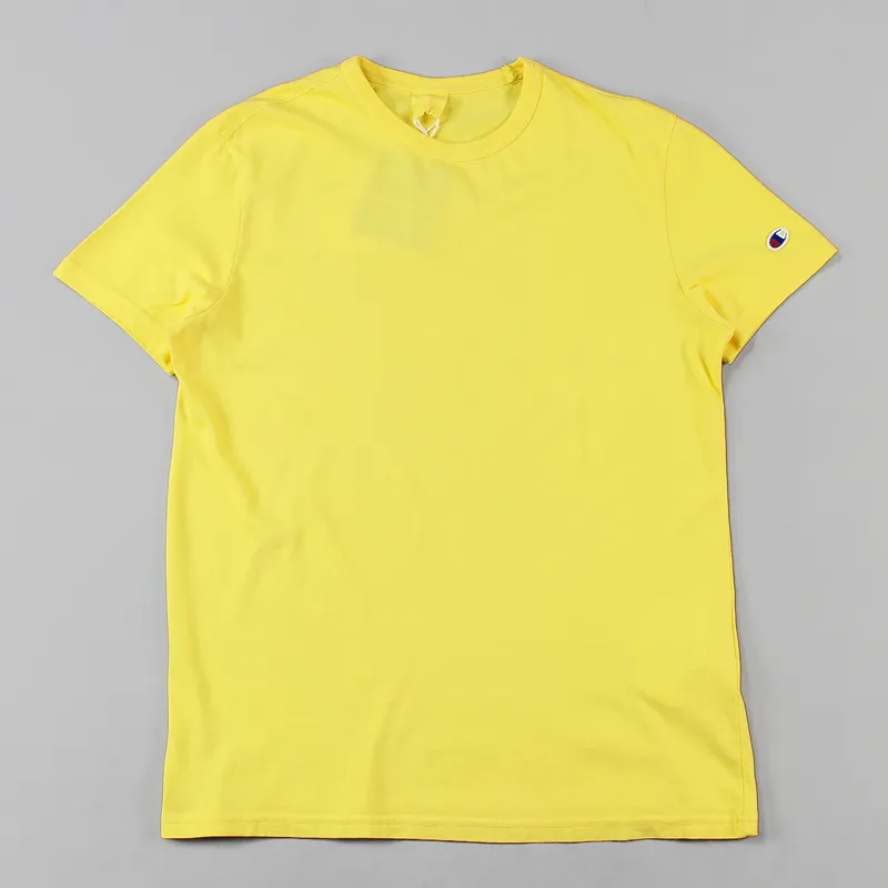 Champion Reverse Weave T Shirt Yellow