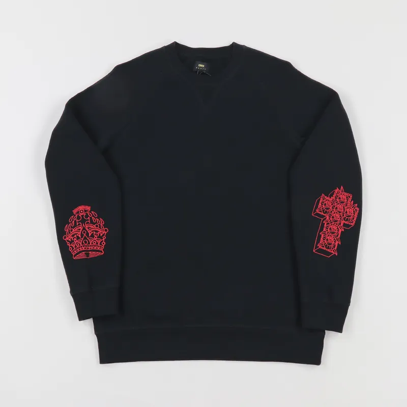 Edwin x Teide Crown And Cross Sweatshirt Black-1