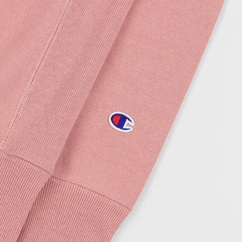 Champion Reverse Weave Crew Sweater Rose-2