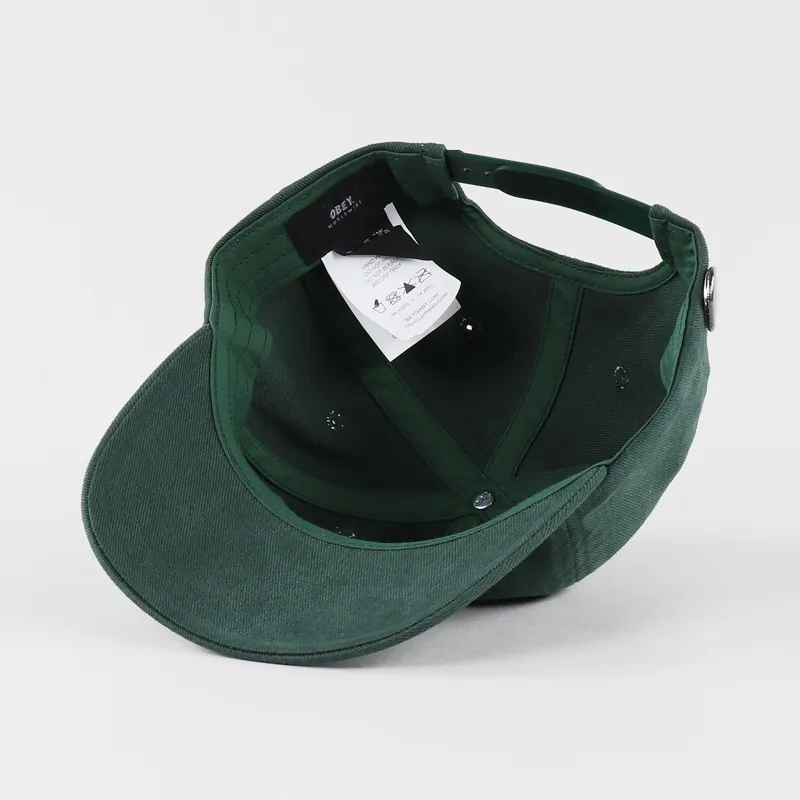 Obey Cutty 6 Panel Snapback Dusty Green
