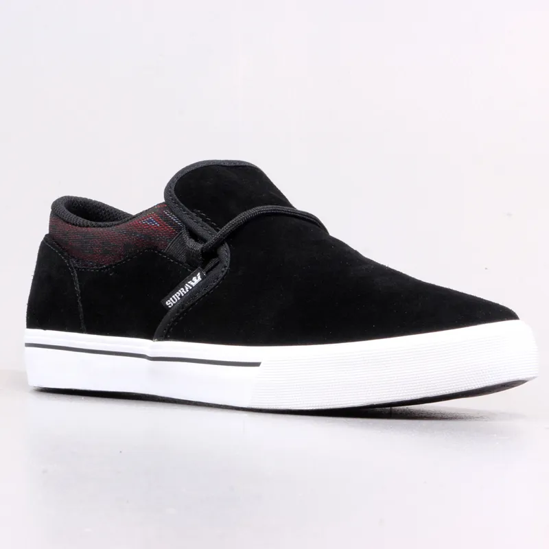 Supra Footwear Mens Cuba Skateboarding Shoes Trainers Black Supra Footwear Mens Cuba Skateboarding Shoes Trainers Black