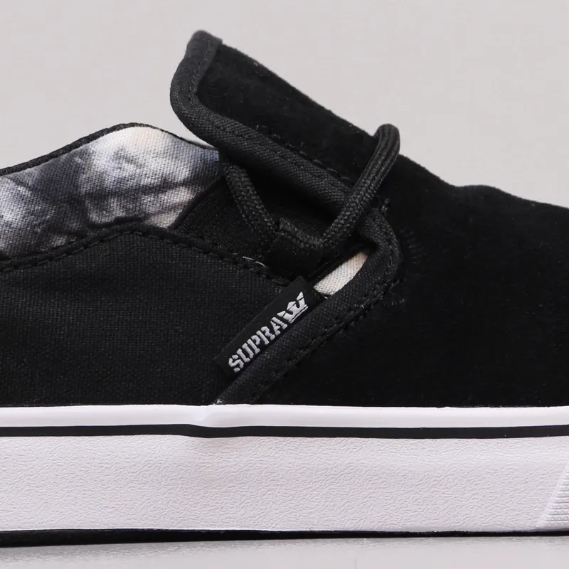 Supra Cuba Shoes Black Tie Dye White-2