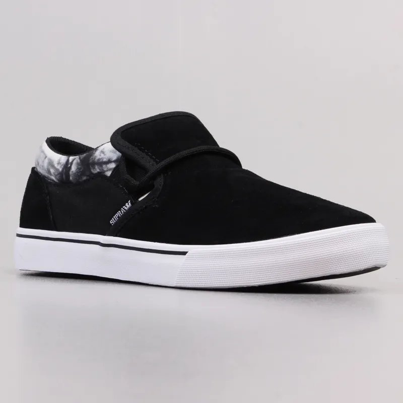 Supra Cuba Shoes Black Tie Dye White-4