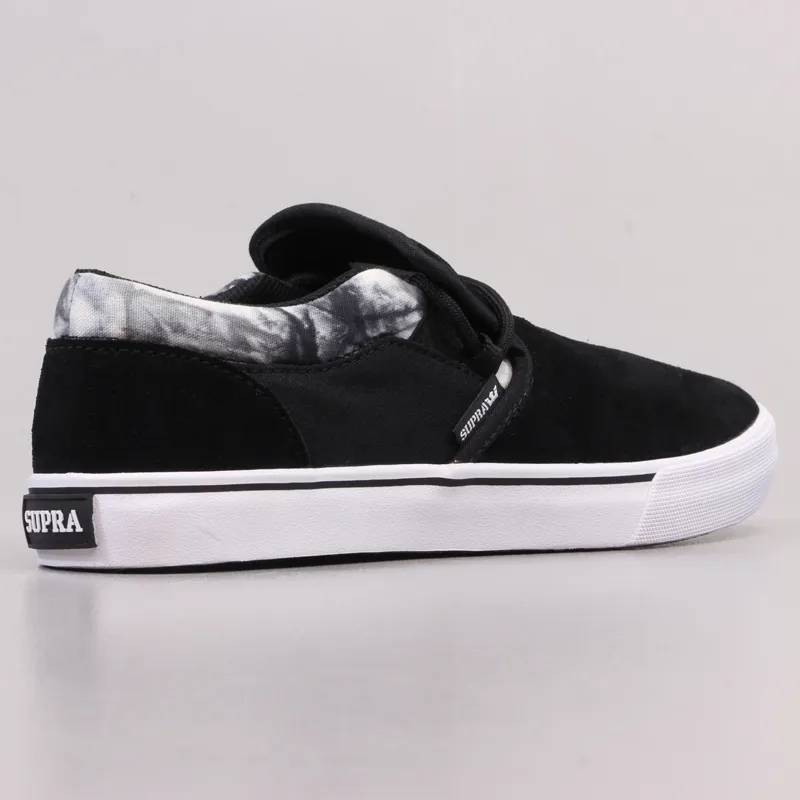 Supra Cuba Shoes Black Tie Dye White-5
