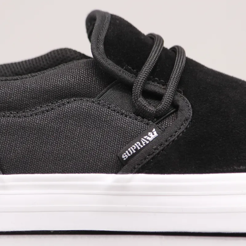 Supra Cuba Shoes Black White-2