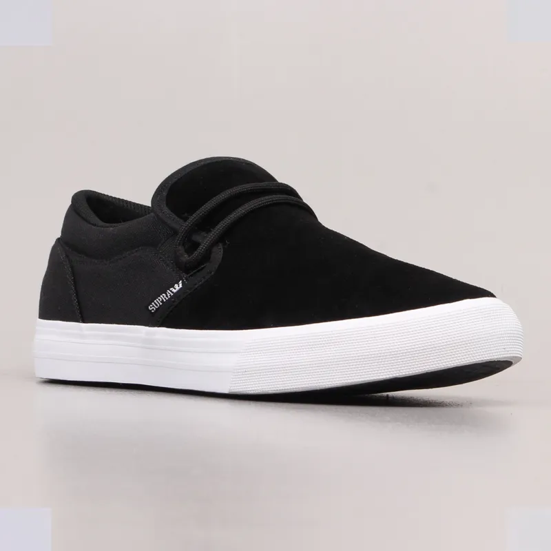 Supra Cuba Shoes Black White-4