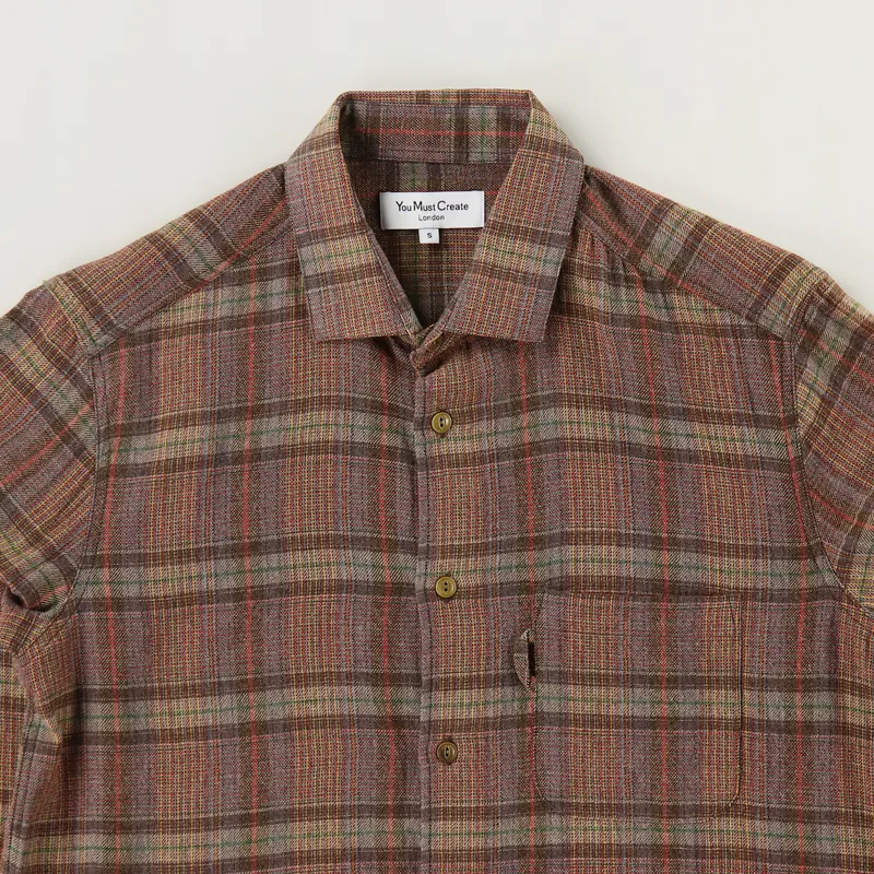 You Must Create Curtis Shirt Brown-1