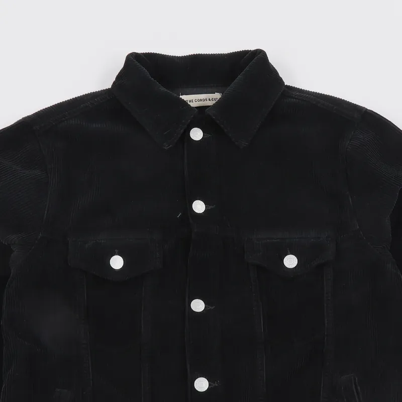 The Cords and Co. Cut Jacket Black-1