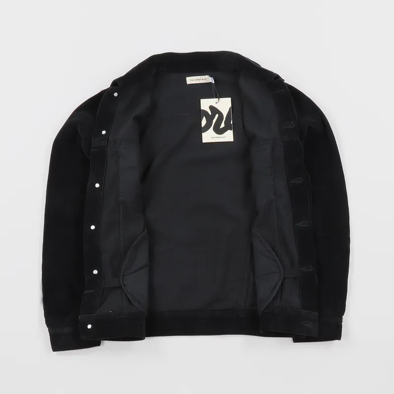 The Cords and Co. Cut Jacket Black-2