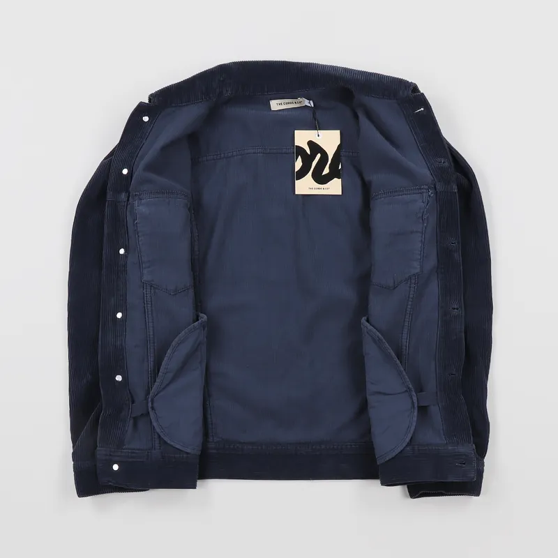 The Cords and Co. Cut Jacket Raw Indigo-2