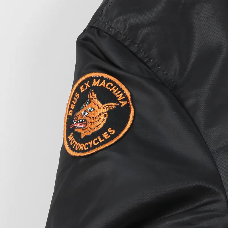 Deus Ex Machina CWU Flight Jacket Black-2