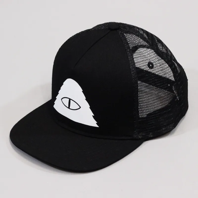 Poler Trucker Cap Cyclops Mesh Black