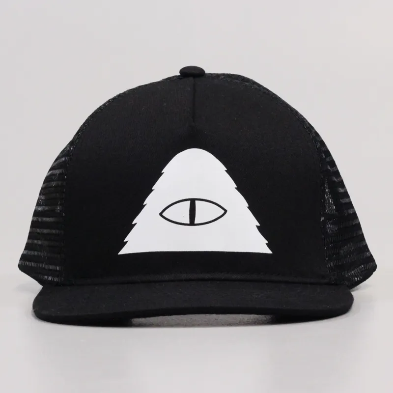 Poler Trucker Cap Cyclops Mesh Black-1