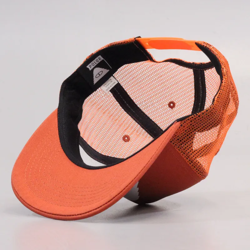 Poler Outdoor Stuff Cyclops Trucker Burnt Orange-4