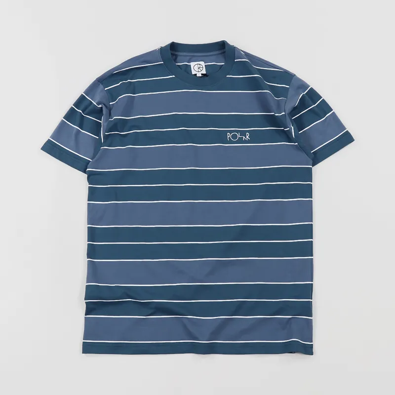 Polar Skate Co. Dane T Shirt Grey Blue