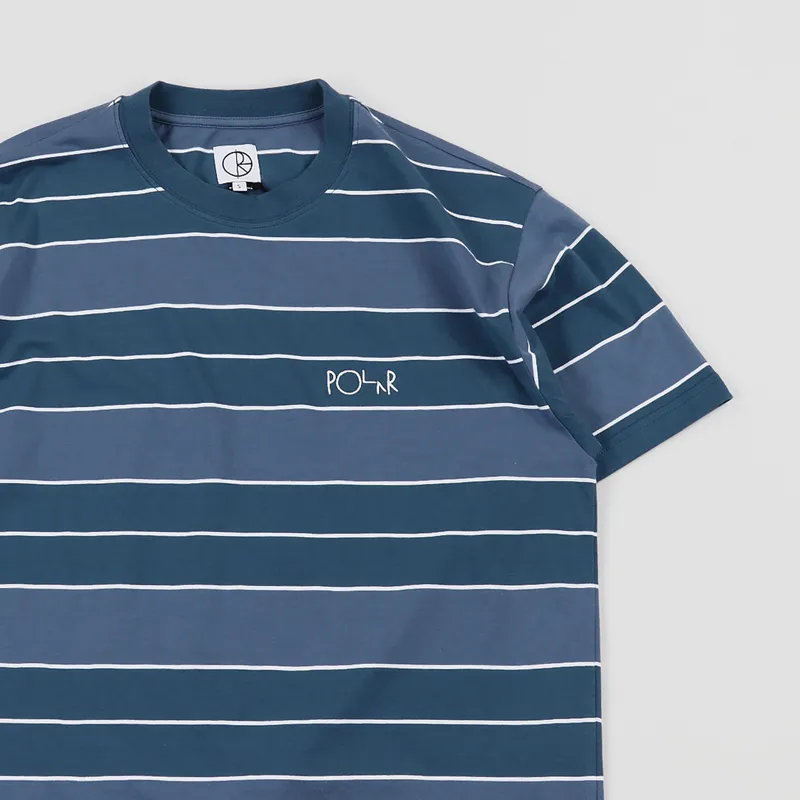 Polar Skate Co. Dane T Shirt Grey Blue-1