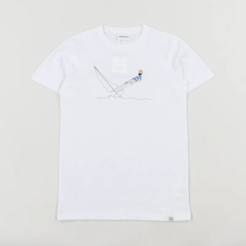 Norse Projects x Daniel Frost Hanging T Shirt White