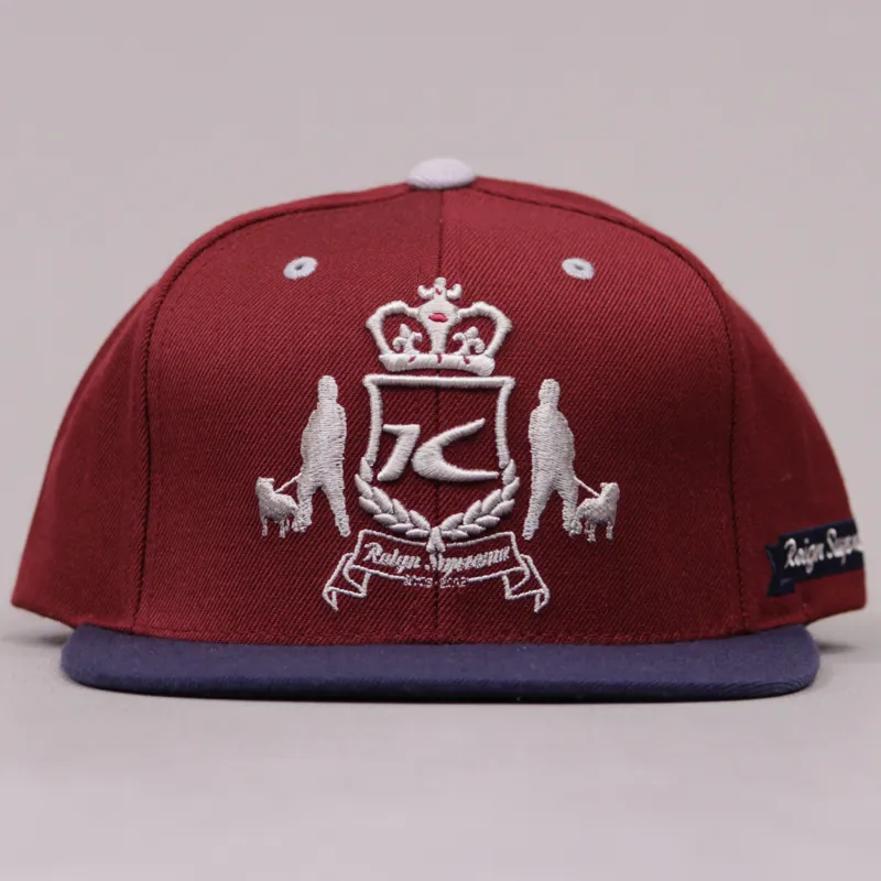King Dappa Snapback Cap - Cardinal Navy-1