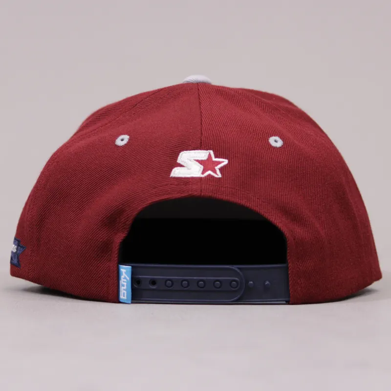 King Dappa Snapback Cap - Cardinal Navy-4