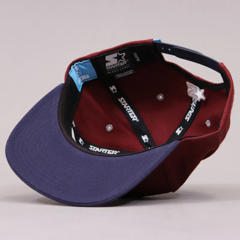 King Dappa Snapback Cap - Cardinal Navy-7