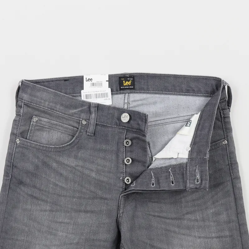 Lee Daren Regular Slim Jeans Storm Grey-4