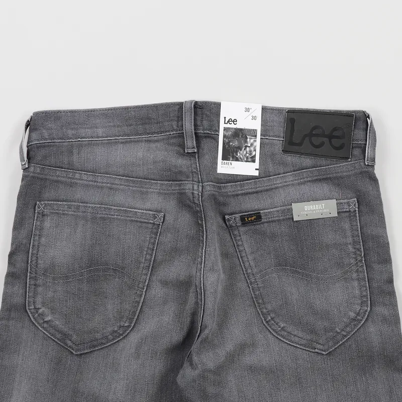 Lee Daren Regular Slim Jeans Storm Grey-5