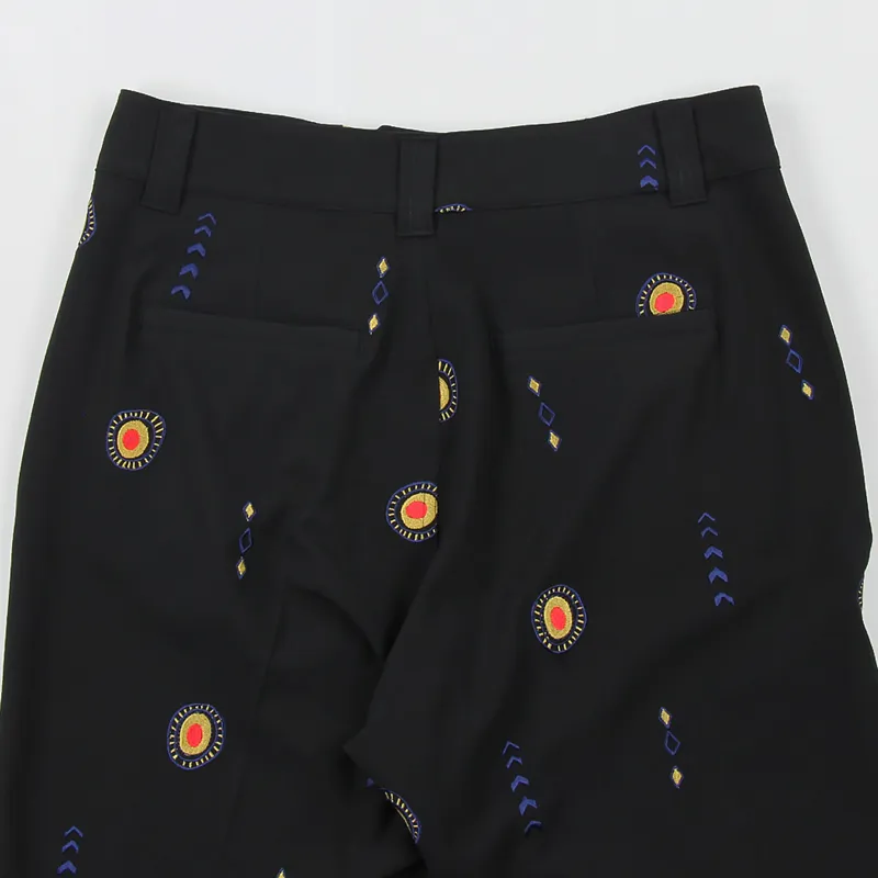 Soulland Davidov Embroidered Shorts Black-2
