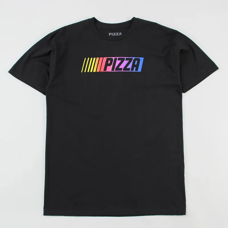 Pizza Skateboards Days Of Thunder T-Shirt Black
