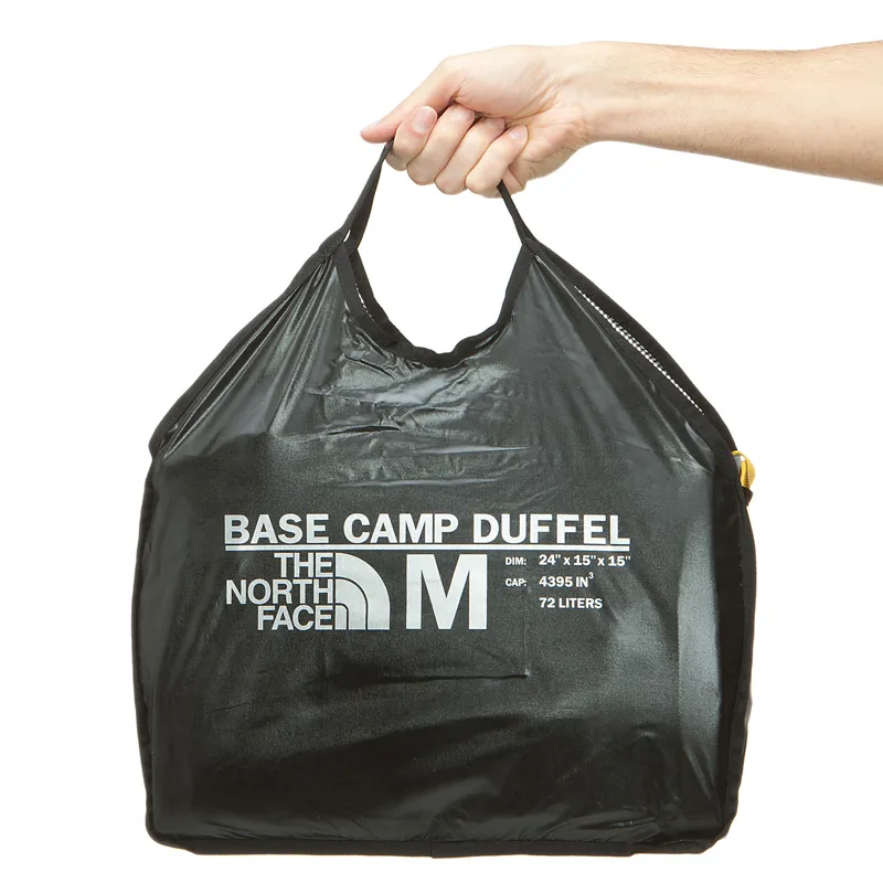 The North Face Base Camp Duffel M - Asphalt Grey and Leopard Yellow