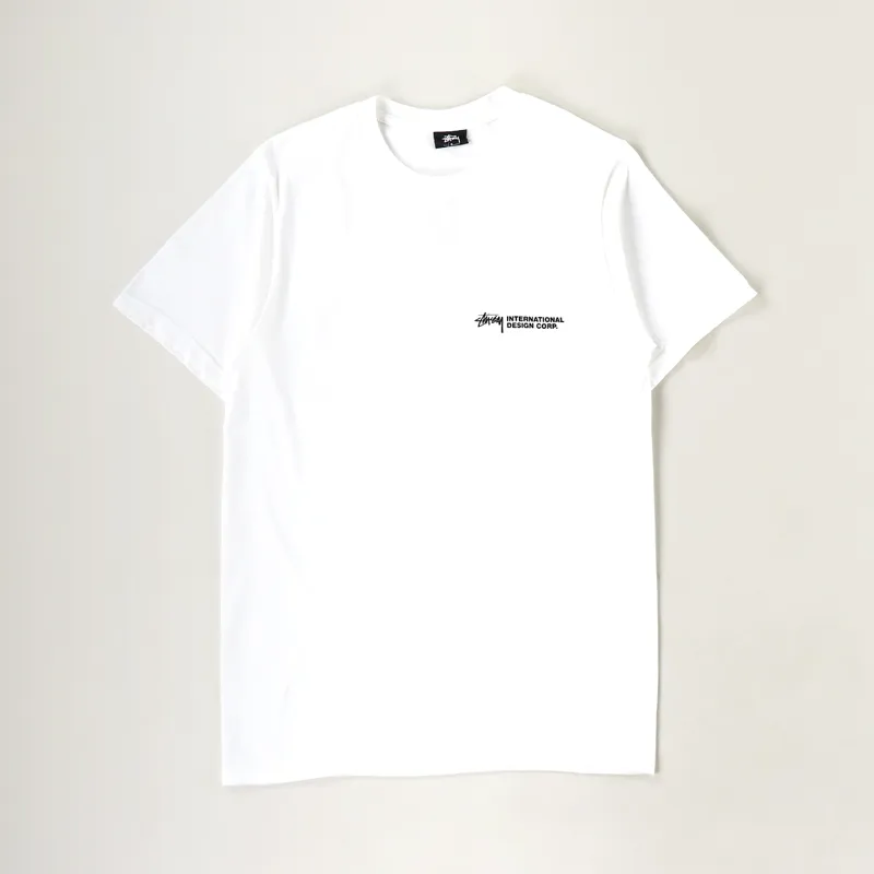 Stussy Double Mask T Shirt White-1