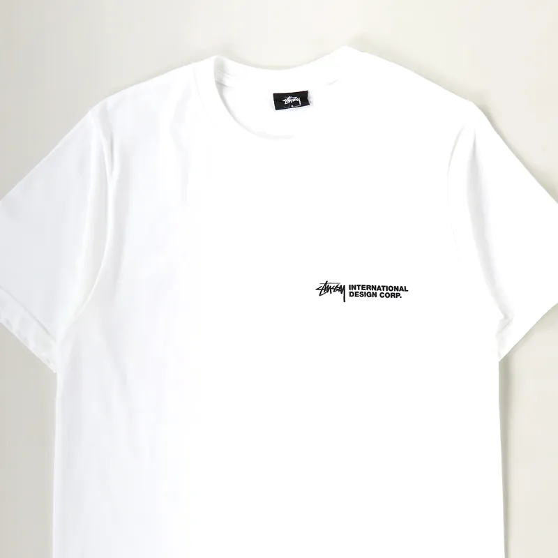 Stussy Double Mask T Shirt White-2