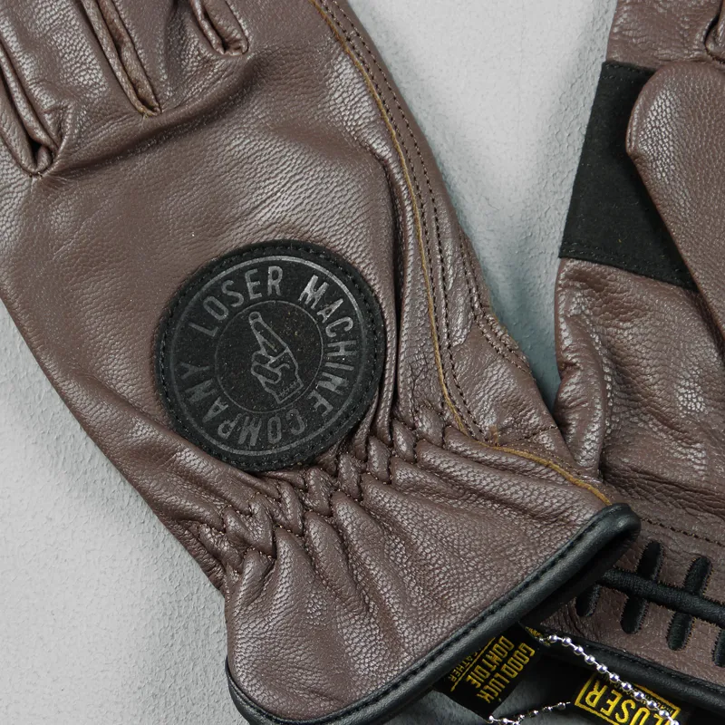 Loser Machine Death Grip Gloves Brown-1