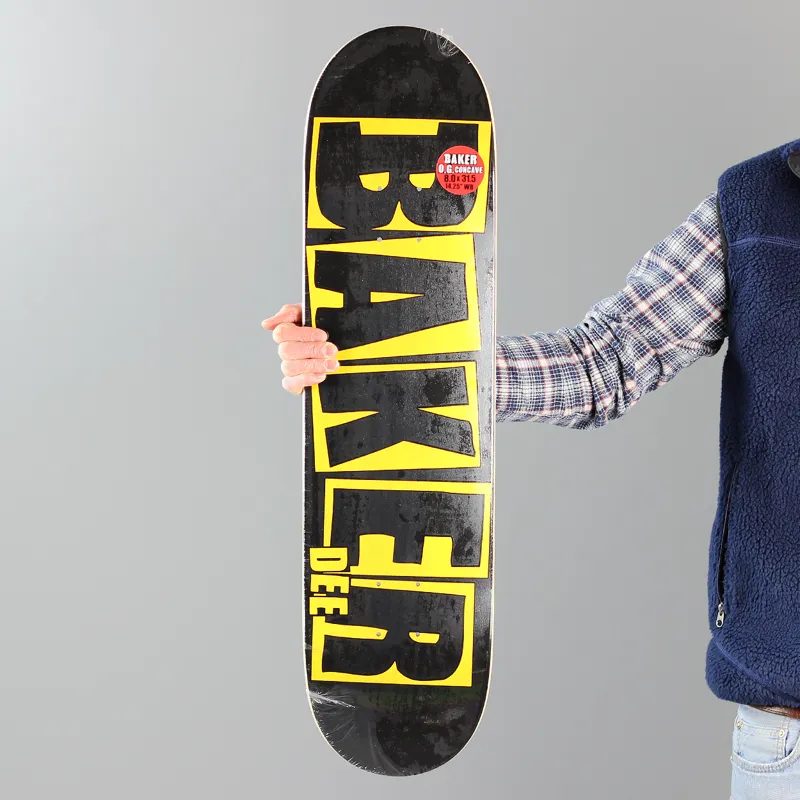 Baker Dee Logo Deck Black 8 Inch